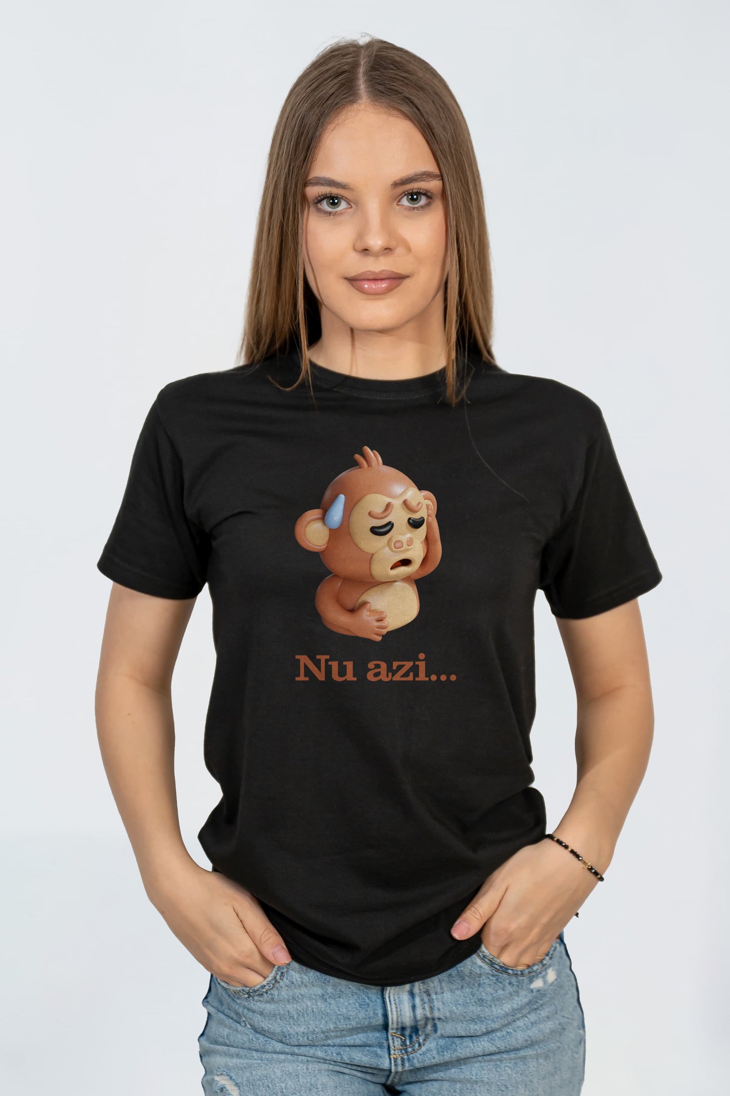Tricou Maimutica "Nu azi..."