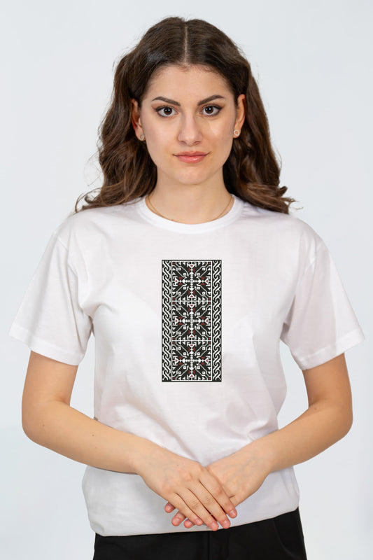 Tricou Motiv Traditional Verde 3