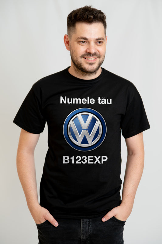 Tricou Personalizat VW– Numele tau & Numar Auto