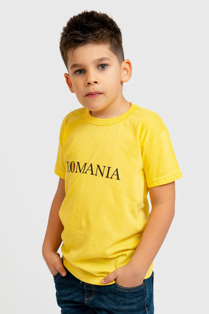 Tricou Traditional Personalizat Text Romania - copii Model CEZAR
