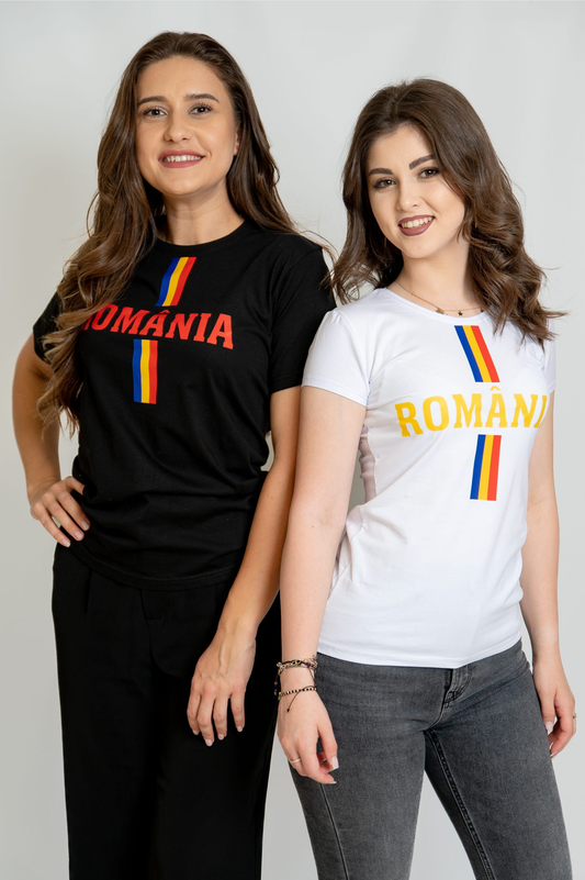 Tricou Personalizat damă – Romania – Model Teodora