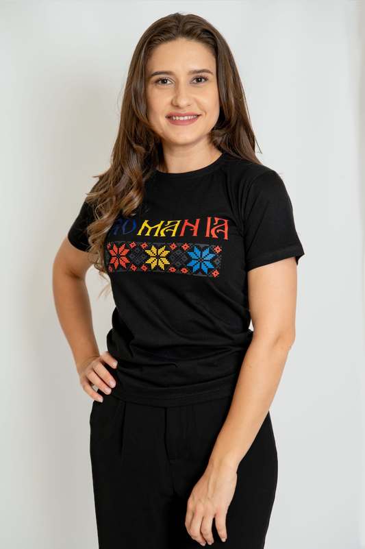 Tricou Traditional Personalizat - Model Casiana - dama