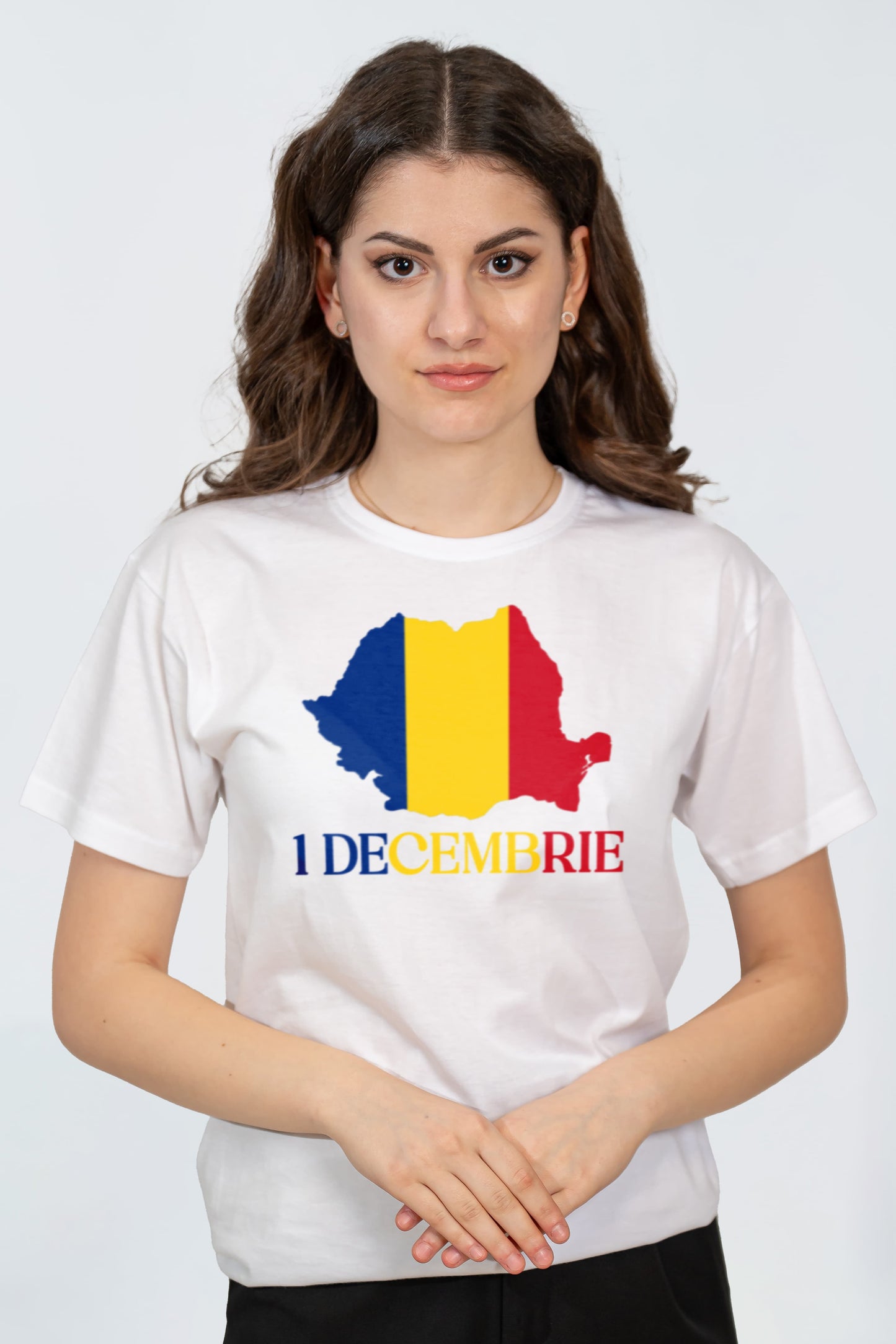 Tricou 1 Decembrie Romania Harta