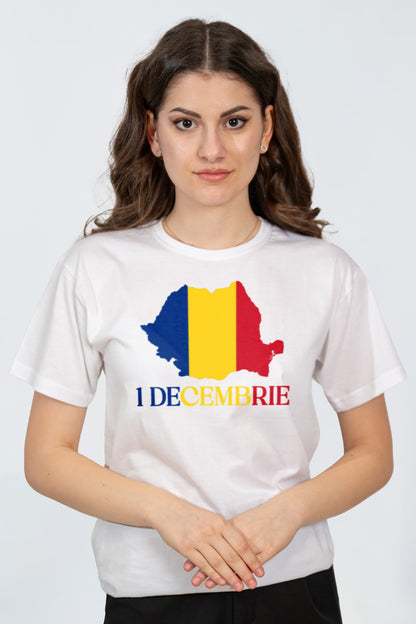Tricou 1 Decembrie Romania Harta