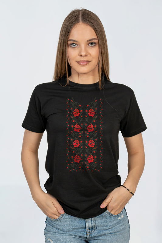 Tricou Motiv Floral Traditional 1