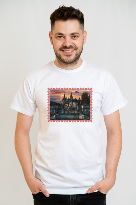 Tricou suvenir România – Peles Castle Sinaia