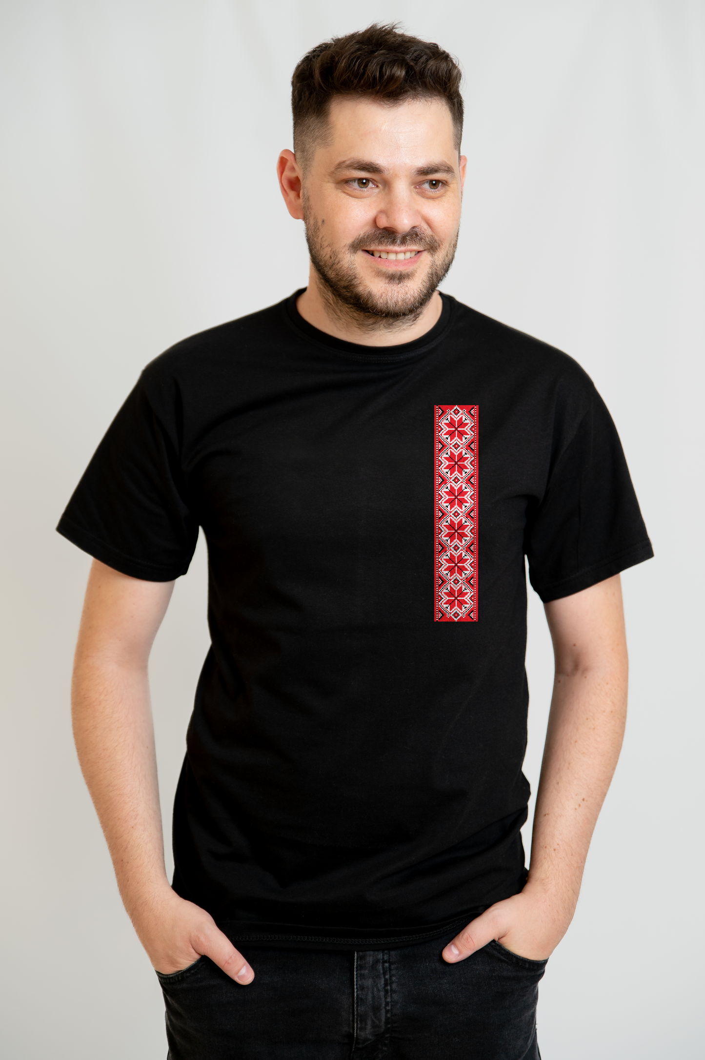 Tricou Unisex Banda Traditionala Model Floral