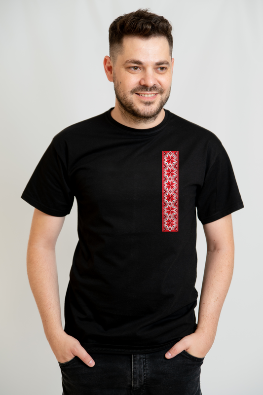 Tricou Unisex Banda Traditionala Model Floral