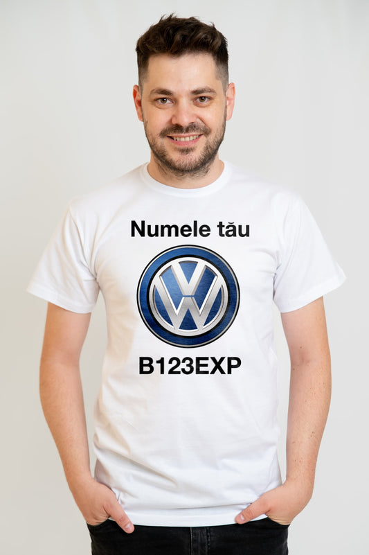 Tricou Personalizat VW– Numele tau & Numar Auto